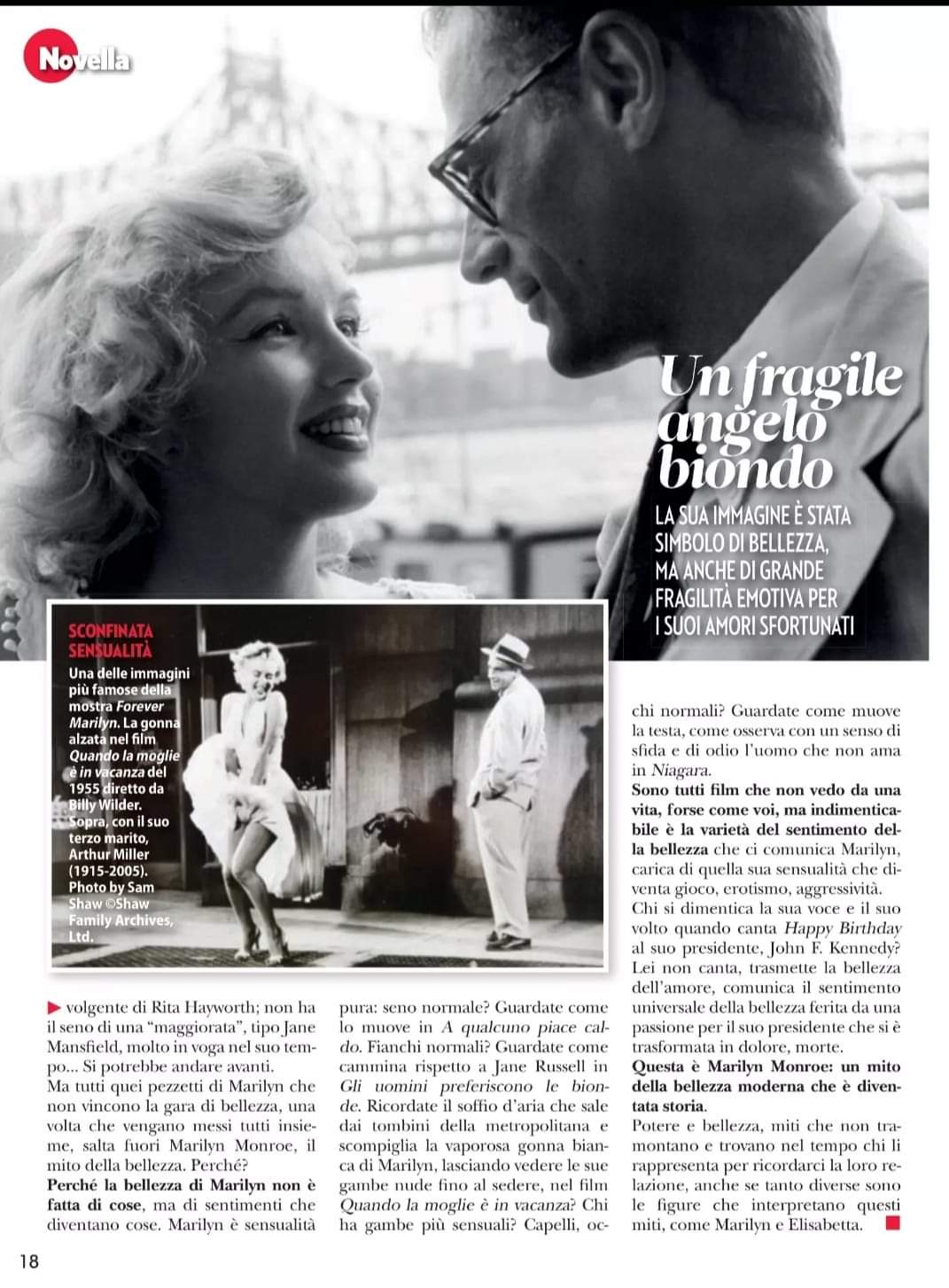 Forever Marilyn (and the Queen) in 'Novella 2000' – The Marilyn Report, image size:1071x1454